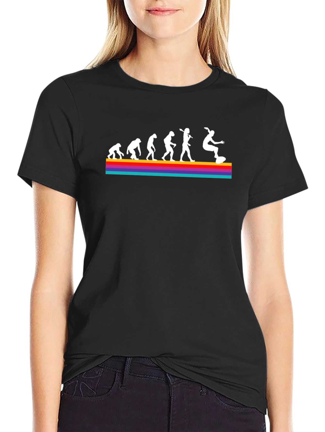 Evolution Skateboarder Graphic T-Shirt