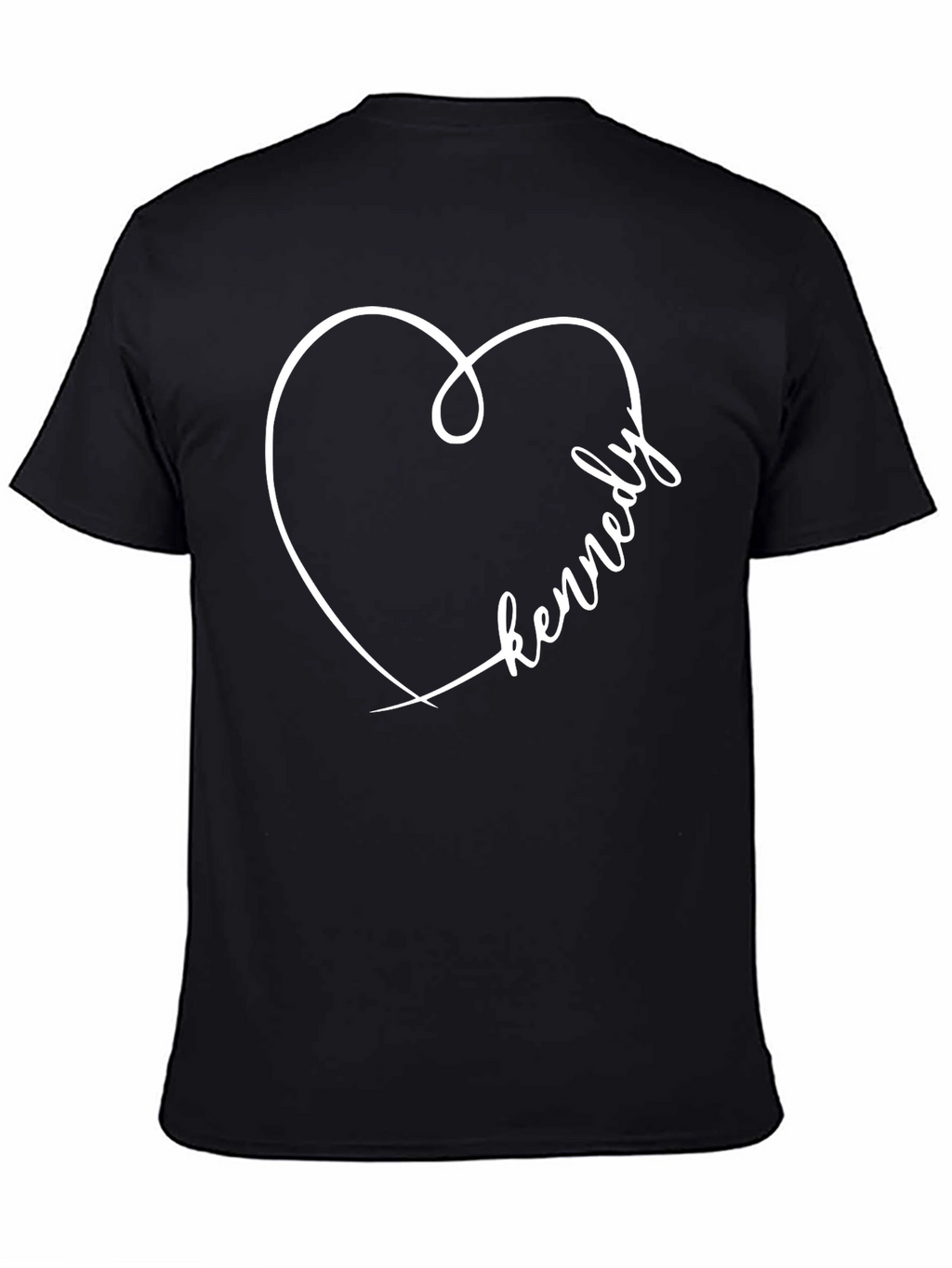 Kennedy Heart Graphic Tee - Casual Cotton Shirt