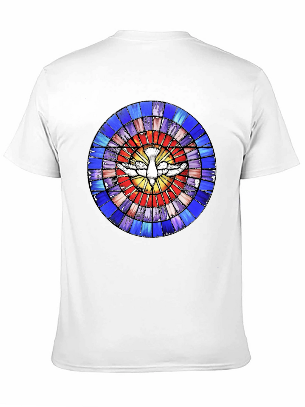 Stained Glass Dove Graphic Tee