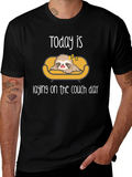 Lazy Sloth Laying on Couch T-Shirt
