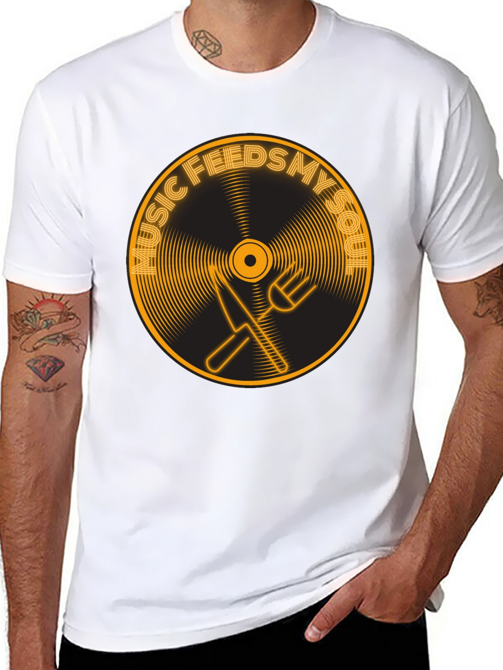 Music Feeds My Soul Graphic Tee