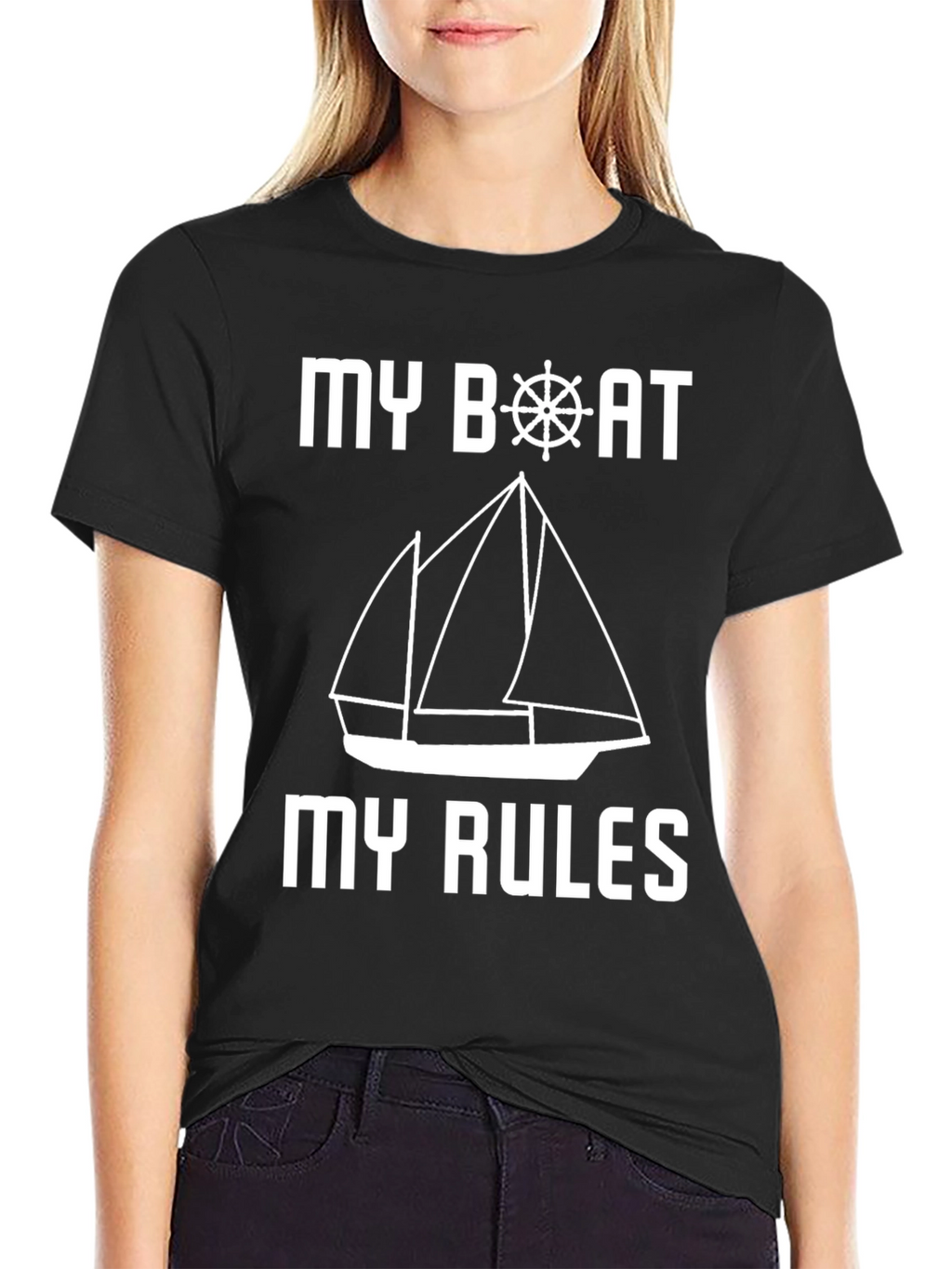 My Boat My Rules T-Shirt Sailing Nautical Design