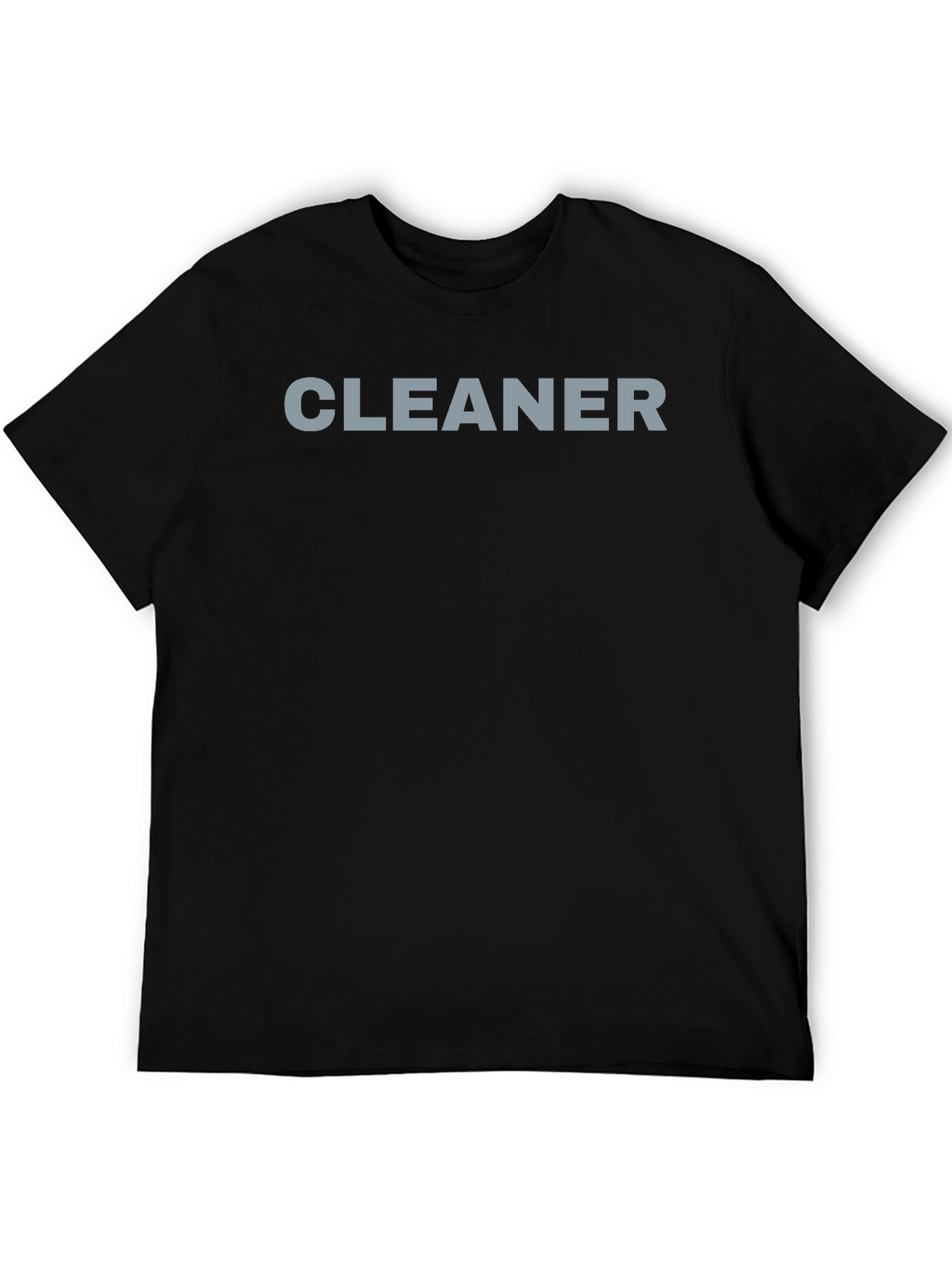 Cleaner Crew Black T-Shirt - Uniform Ready