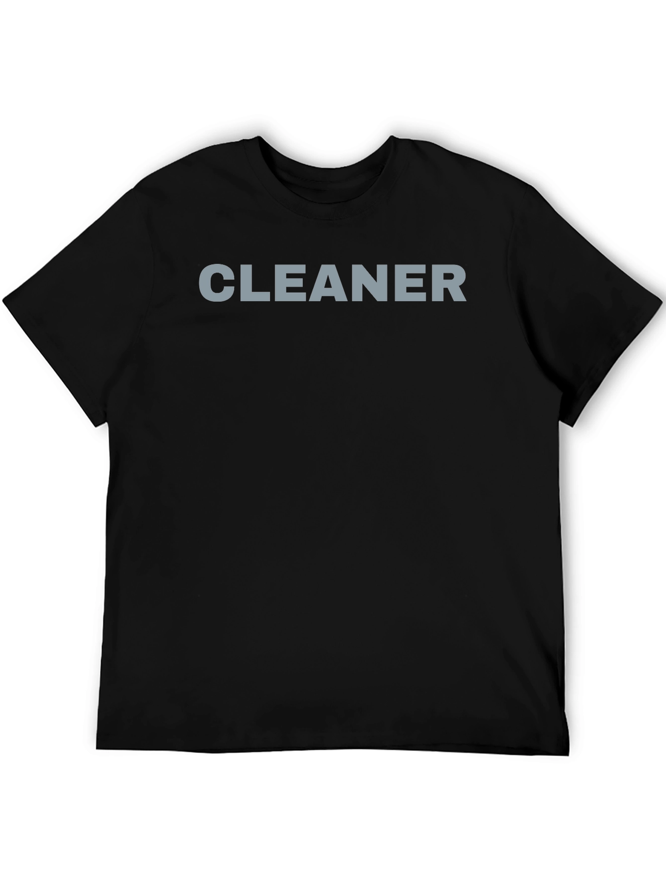 Cleaner Crew Black T-Shirt - Uniform Ready