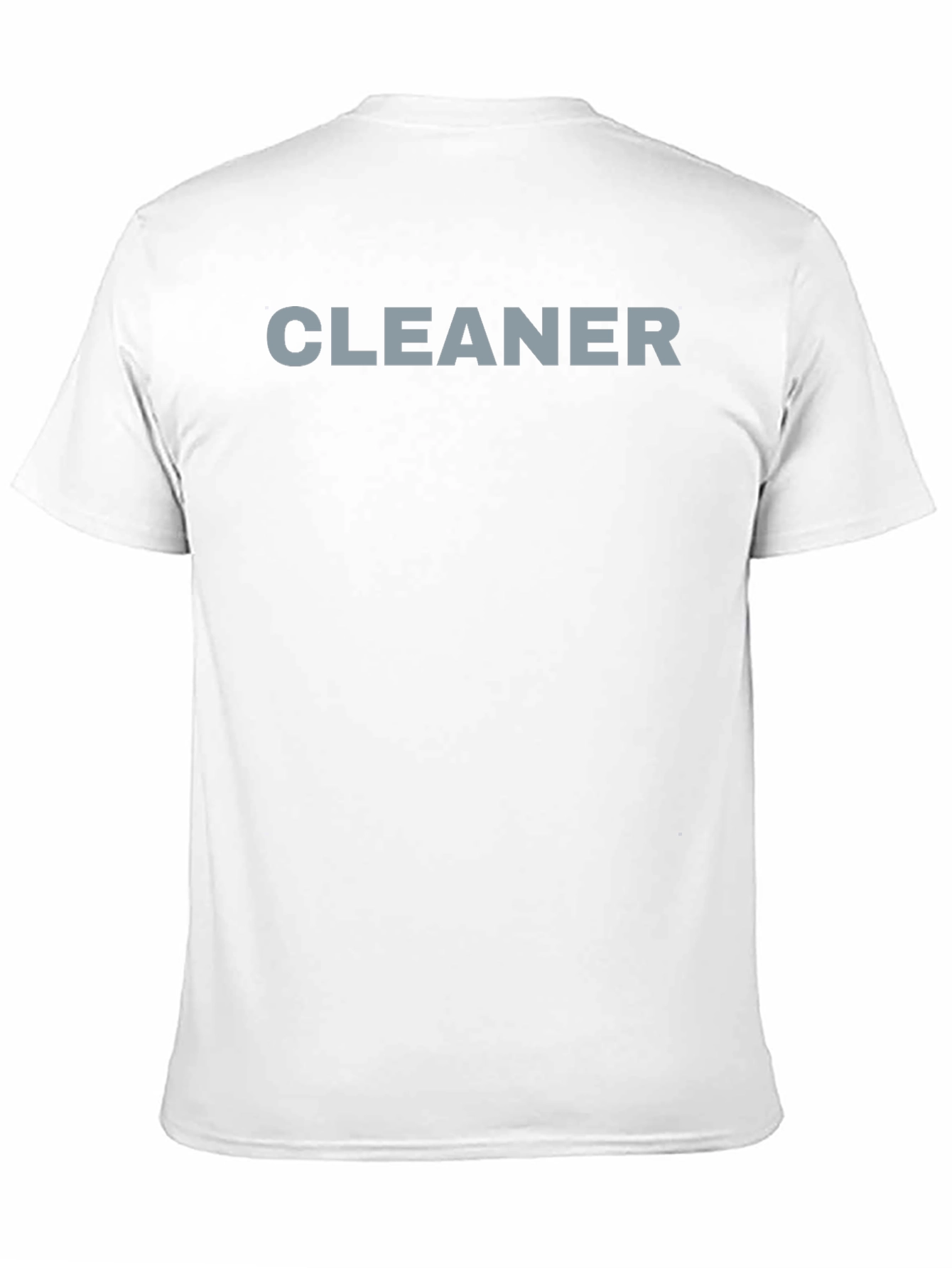 Cleaner Crew Black T-Shirt - Uniform Ready