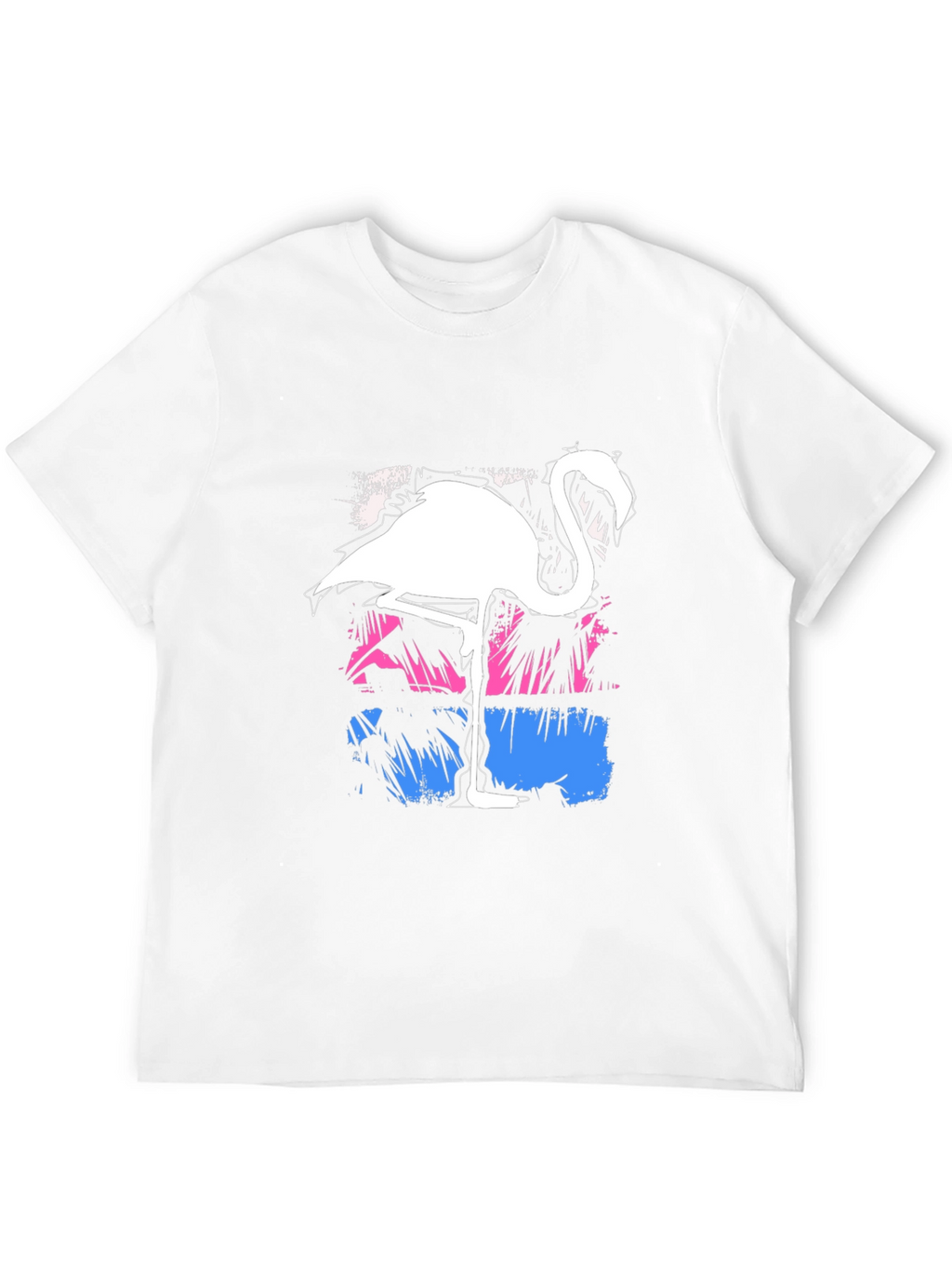Tropical Flamingo Graphic Tee - Cool Summer Style