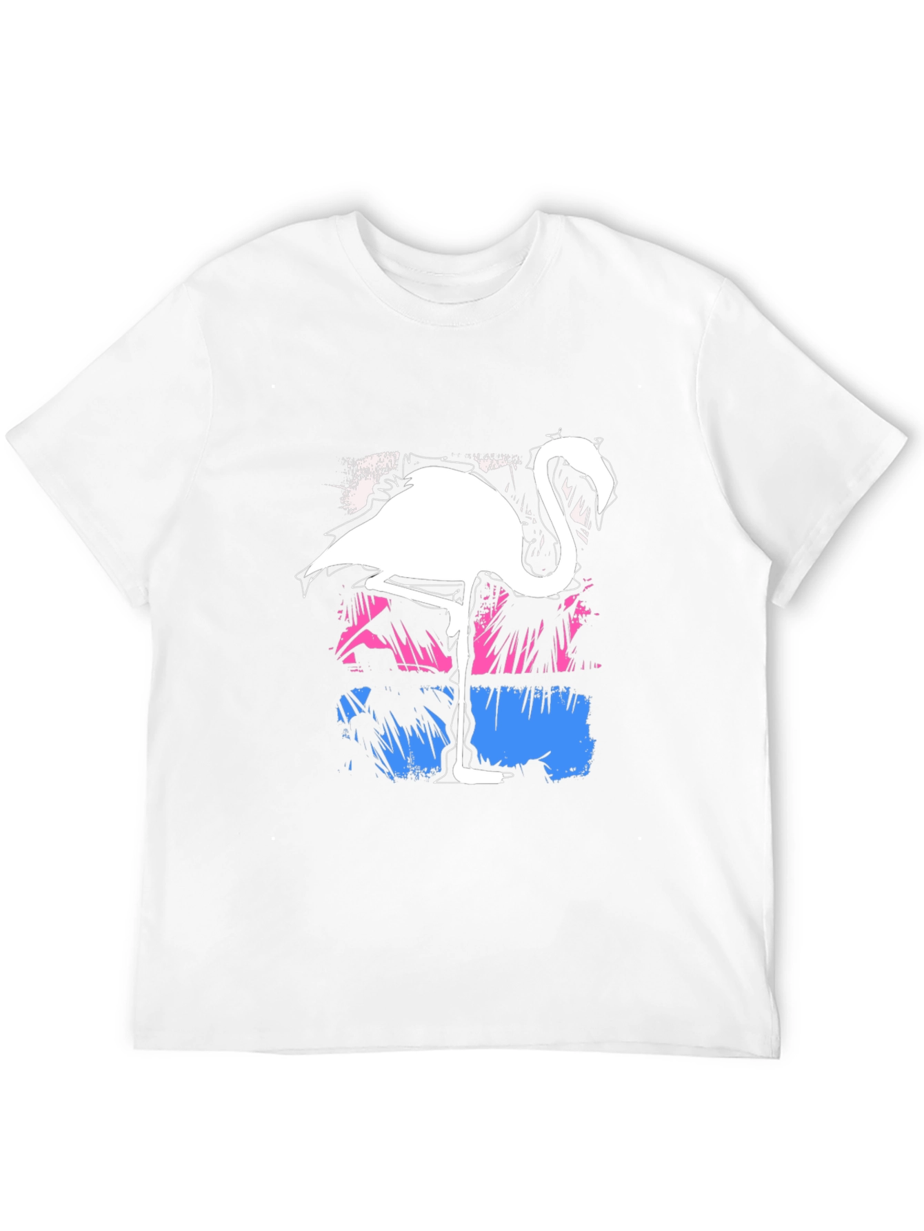 Tropical Flamingo Graphic Tee - Cool Summer Style