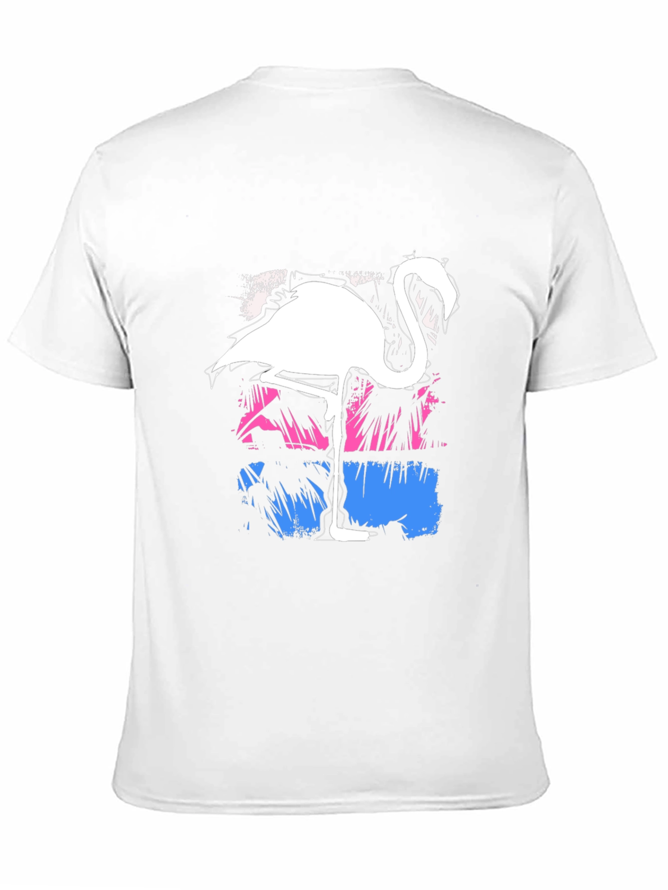 Tropical Flamingo Graphic Tee - Cool Summer Style