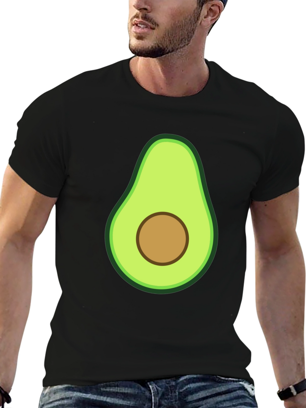Avocado Graphic Print T-Shirt