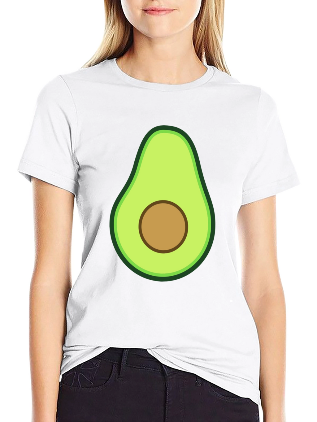 Avocado Graphic Print T-Shirt