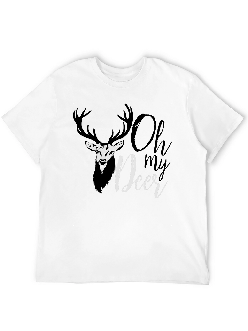 Oh My Deer Graphic T-Shirt - Black