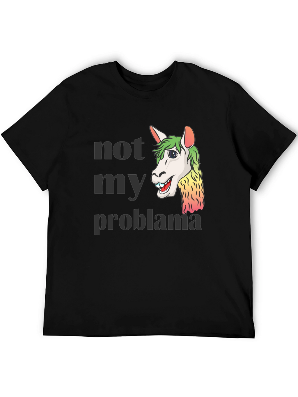 Not My Problama Graphic Tee - Funny Llama T-Shirt