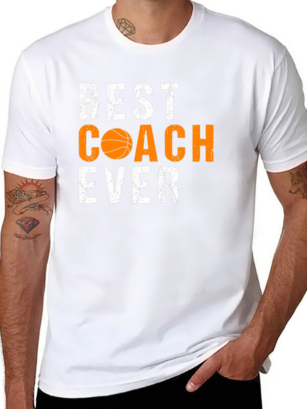 Best Coach Ever Basketball Graphic T-Shirt