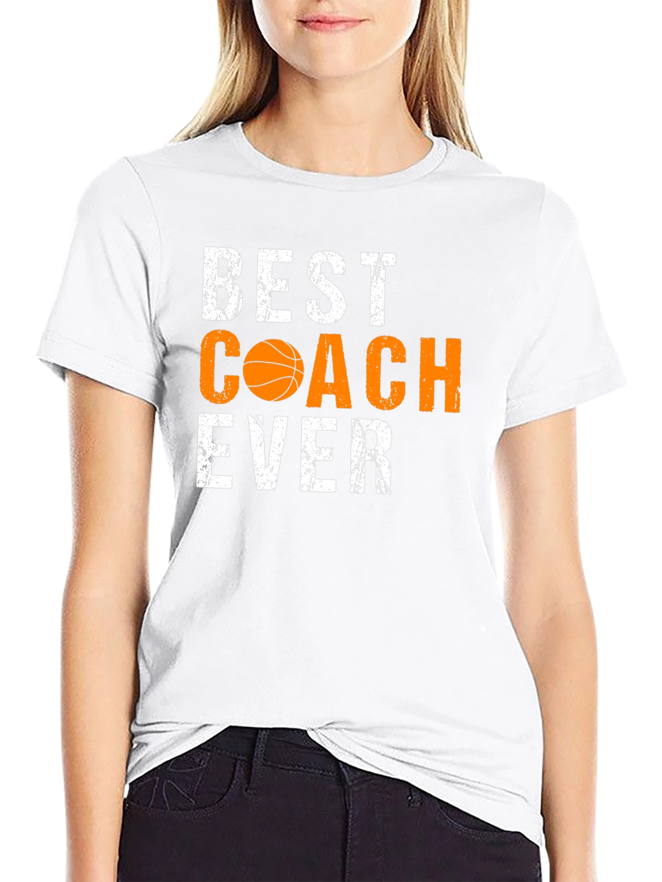 Best Coach Ever Basketball Graphic T-Shirt