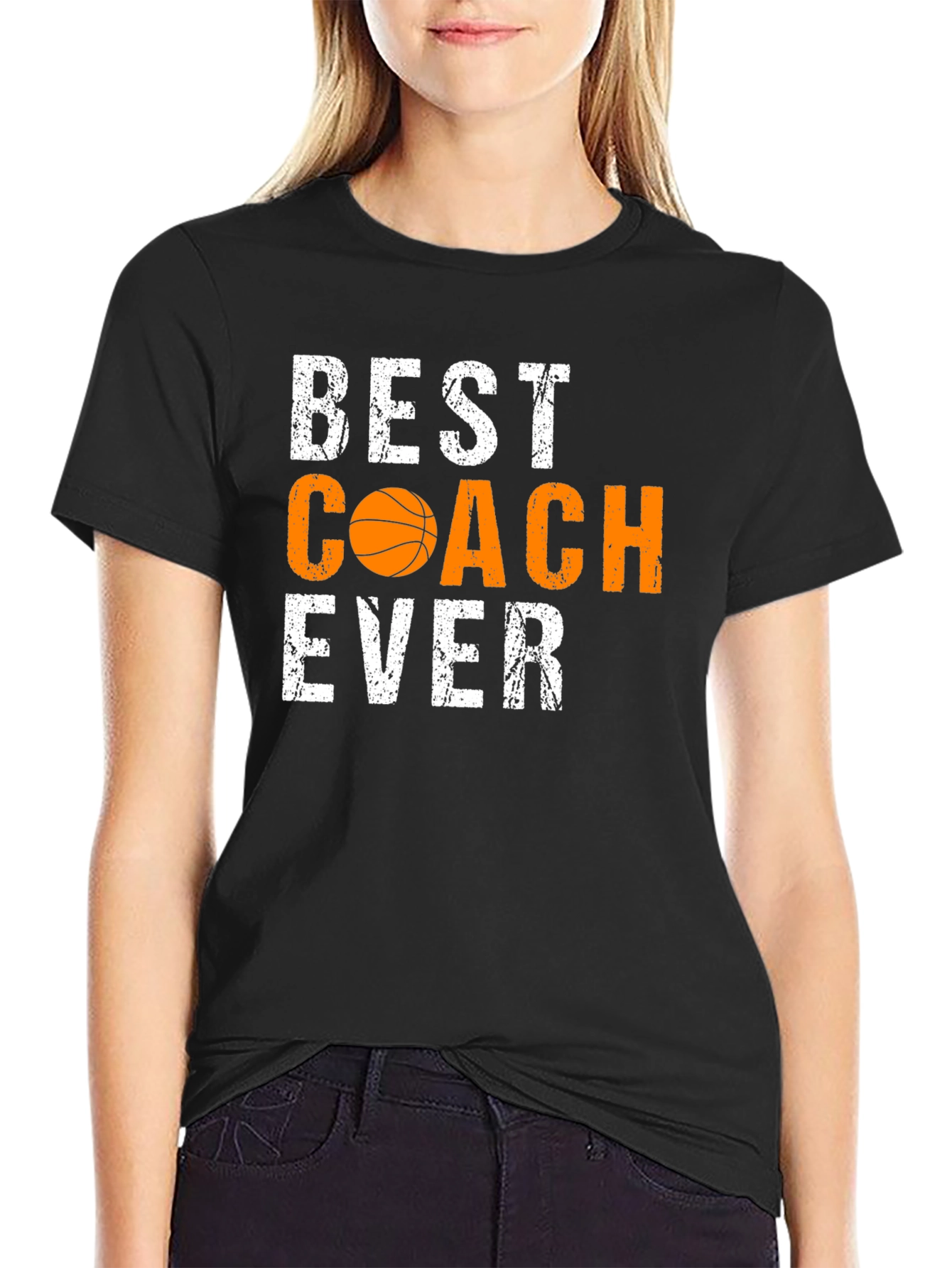Best Coach Ever Basketball Graphic T-Shirt