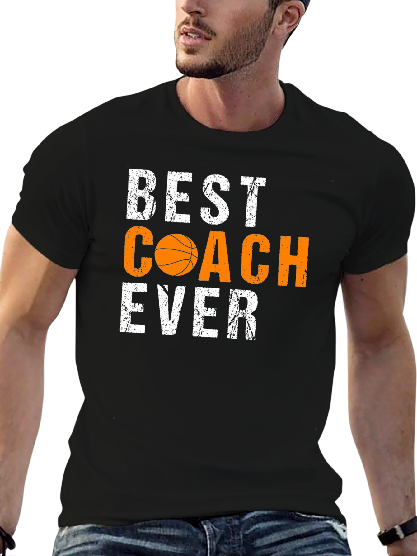 Best Coach Ever Basketball Graphic T-Shirt