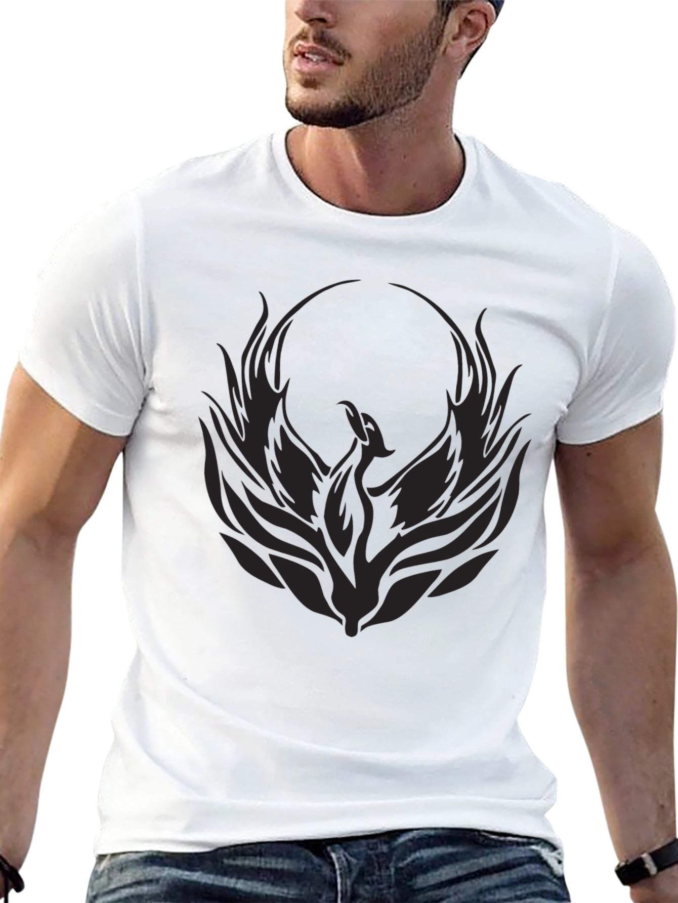 Black Phoenix Graphic T-Shirt
