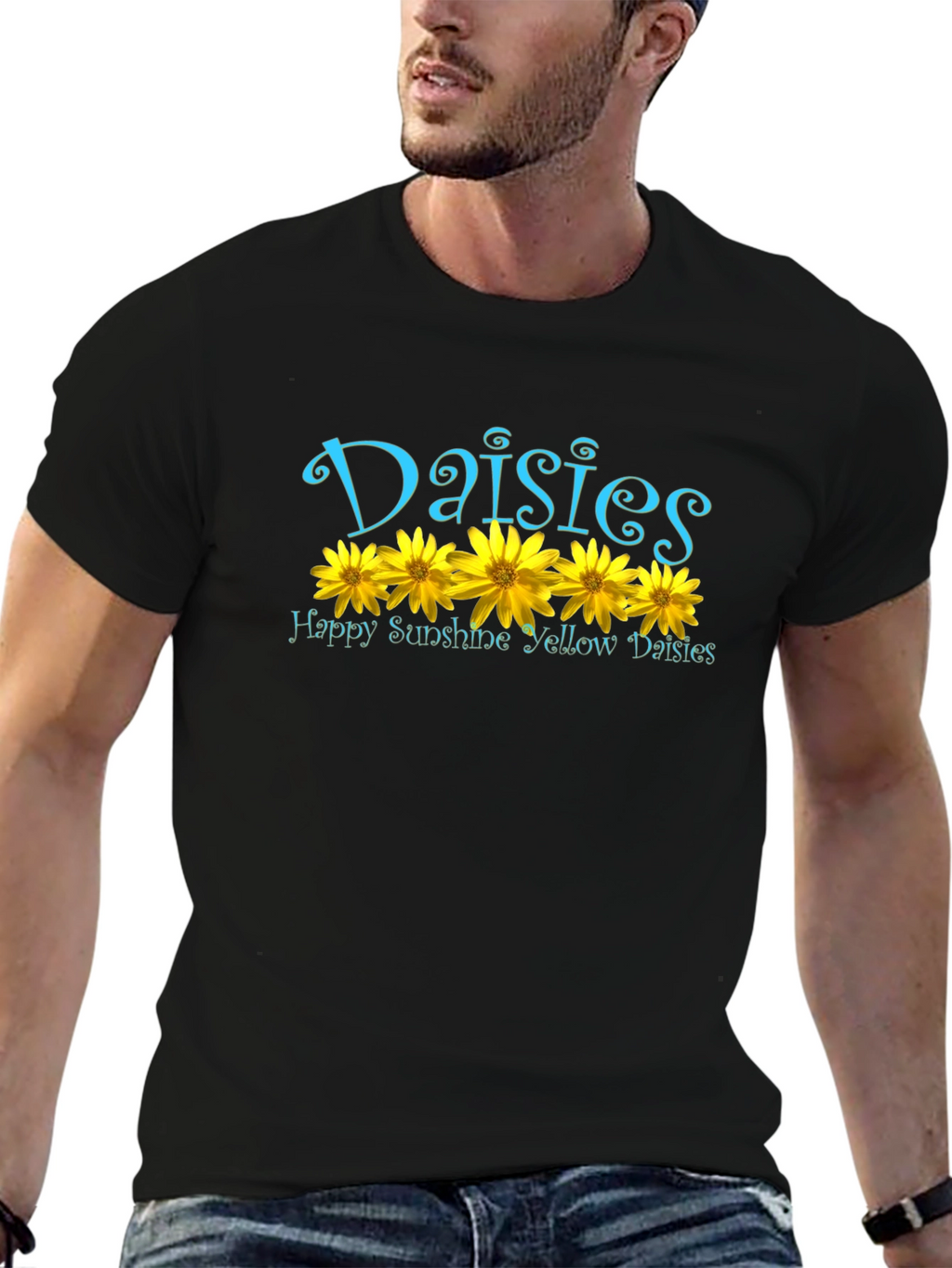 Daisy T-Shirt - Happy Sunshine Yellow Floral Tee