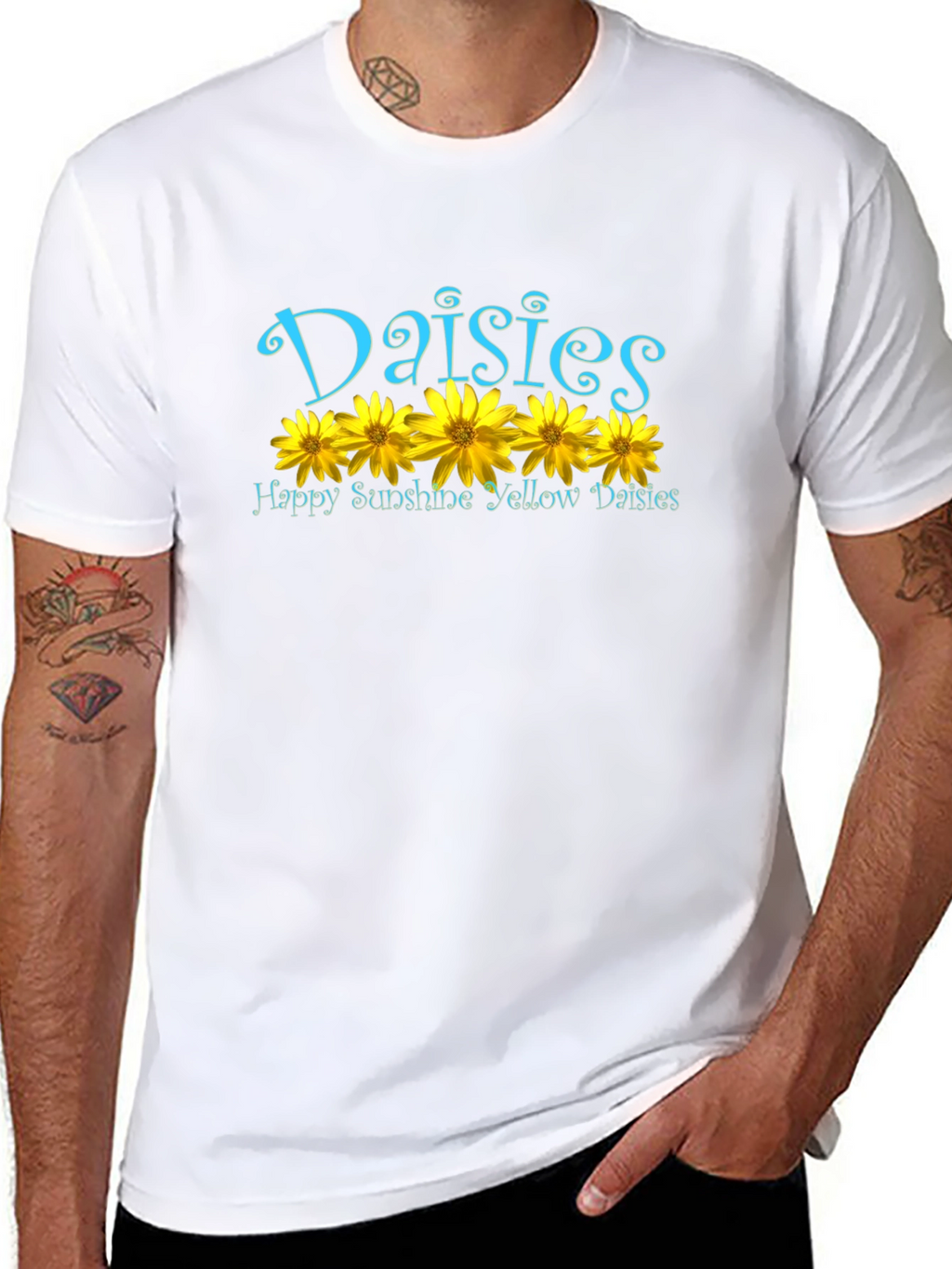 Daisy T-Shirt - Happy Sunshine Yellow Floral Tee
