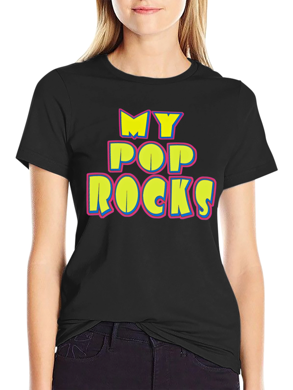 My Pop Rocks Graphic T-Shirt - Black