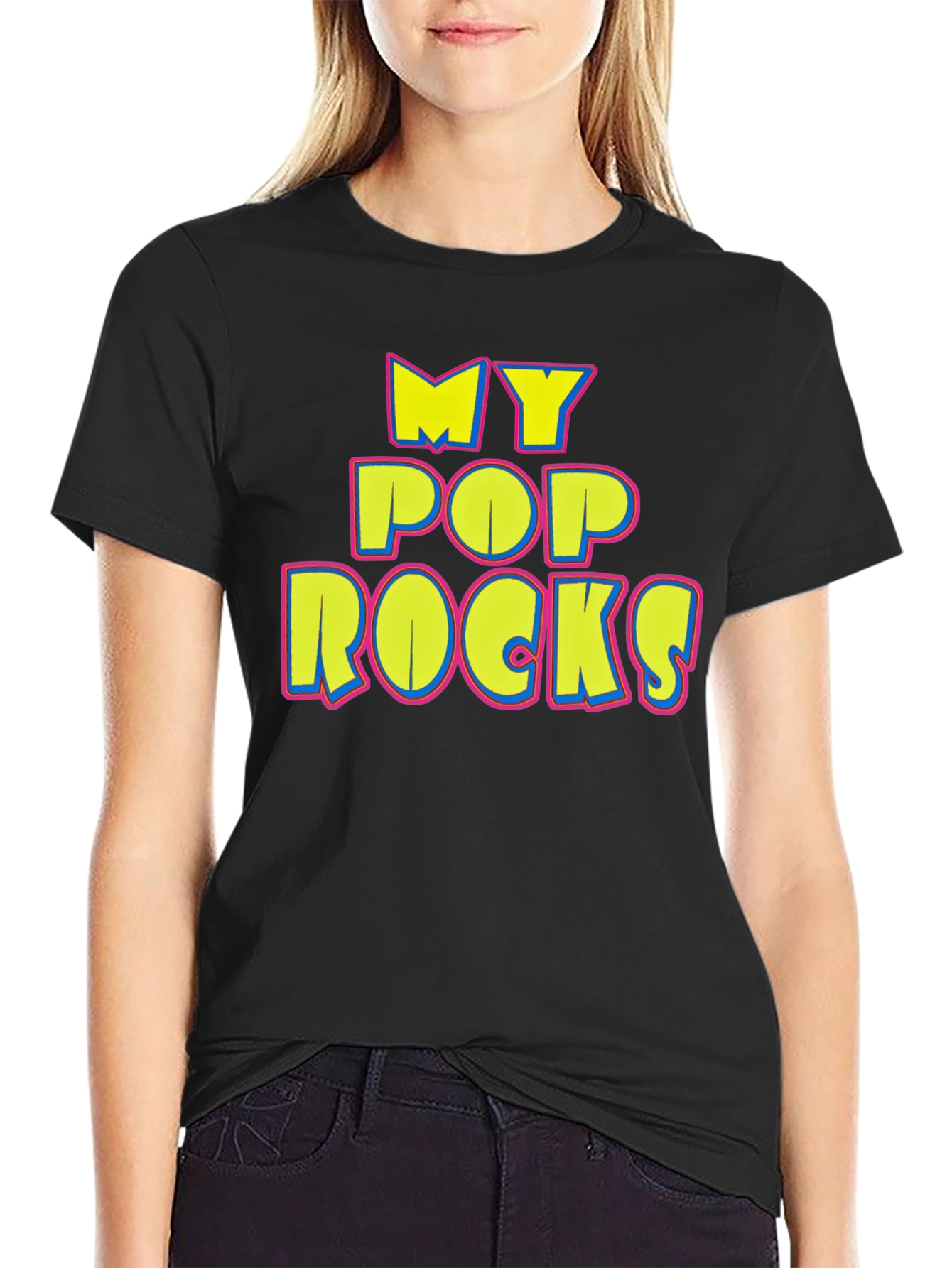 My Pop Rocks Graphic T-Shirt - Black