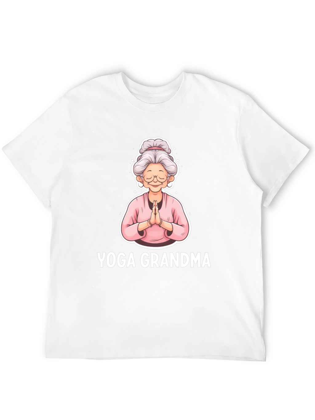 Yoga Grandma Black T-Shirt