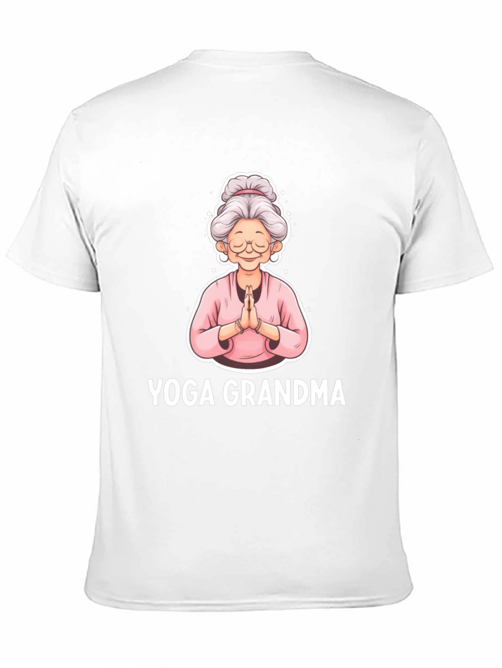 Yoga Grandma Black T-Shirt