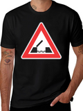 Black T-Shirt with Opening Bridge Sign