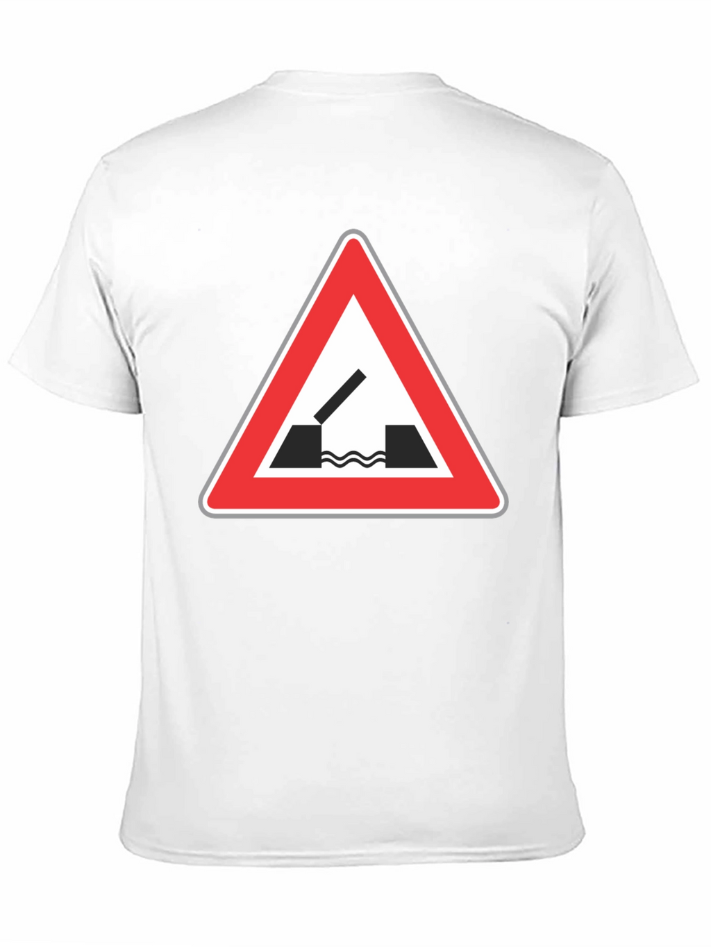 Black T-Shirt with Opening Bridge Sign
