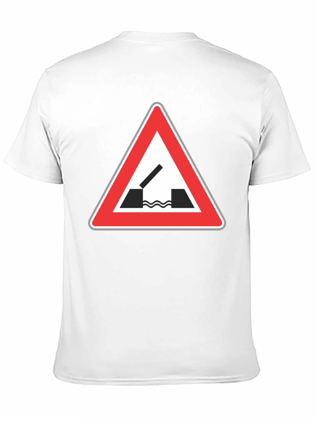 Black T-Shirt with Opening Bridge Sign