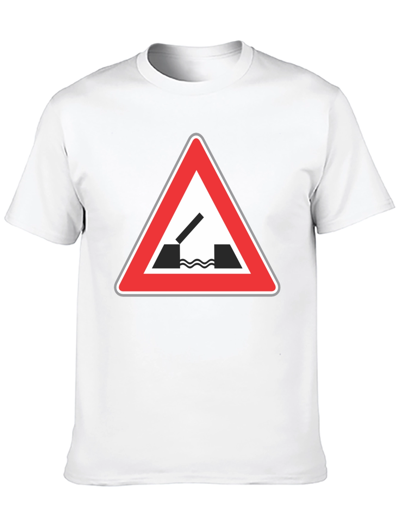 Black T-Shirt with Opening Bridge Sign