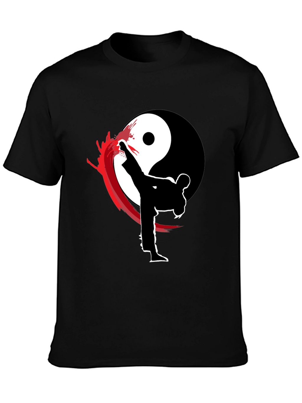 Yin Yang Martial Arts Graphic T-Shirt