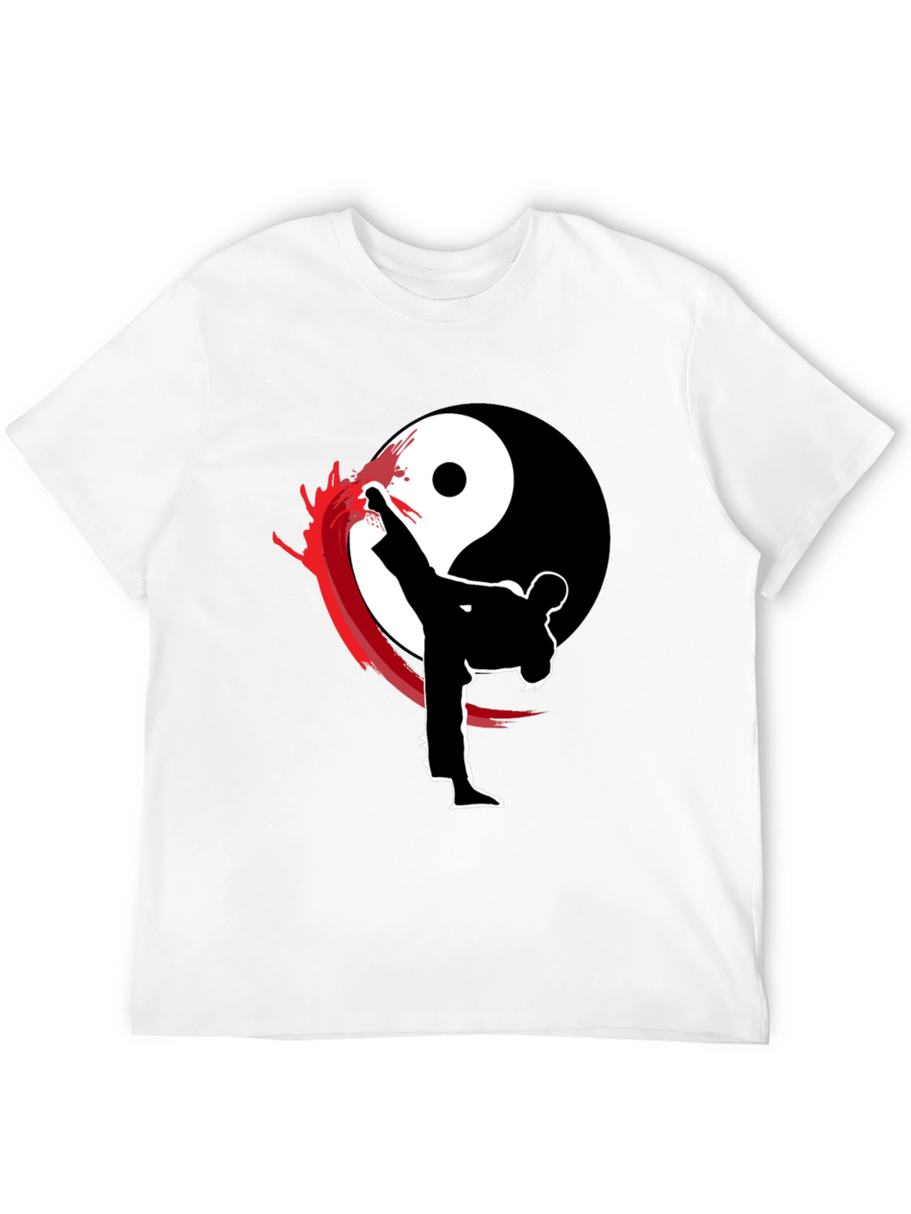 Yin Yang Martial Arts Graphic T-Shirt