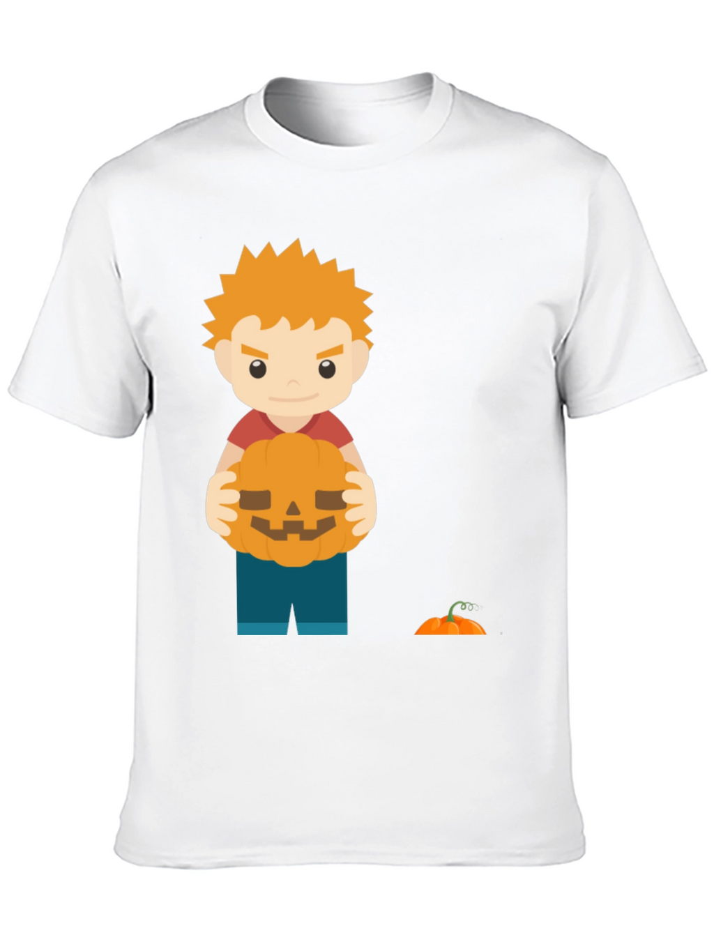 Halloween Boy with Pumpkin T-Shirt