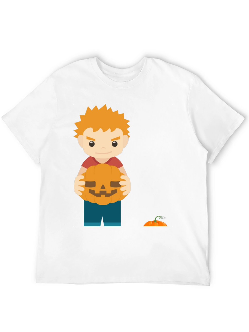 Halloween Boy with Pumpkin T-Shirt
