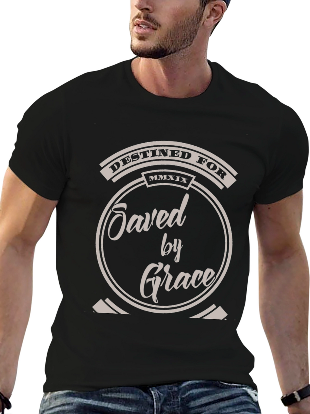 Destined For Saved By Grace Christian T-Shirt