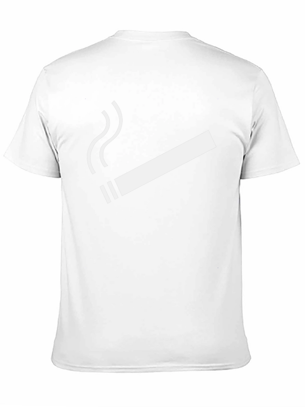 Smoking Cigarette Graphic Tee - Cool & Casual