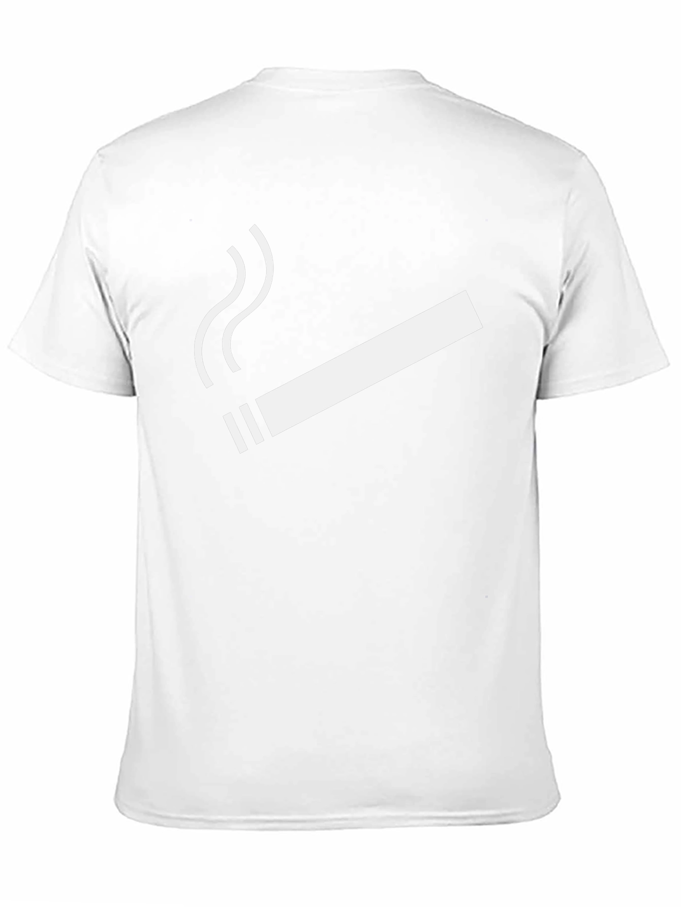 Smoking Cigarette Graphic Tee - Cool & Casual