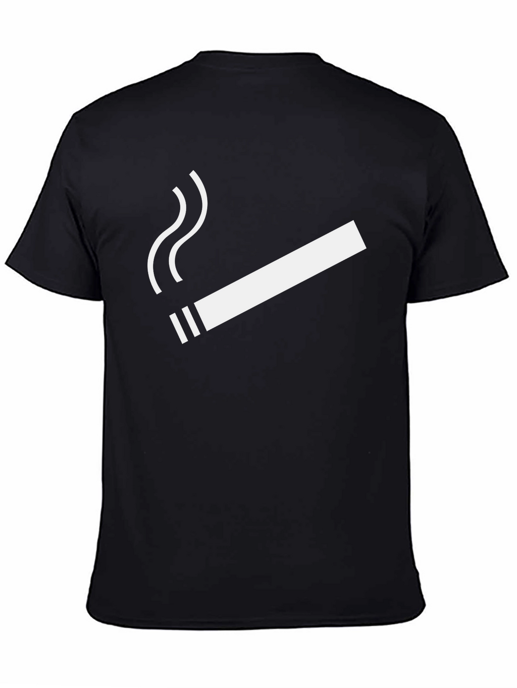 Smoking Cigarette Graphic Tee - Cool & Casual