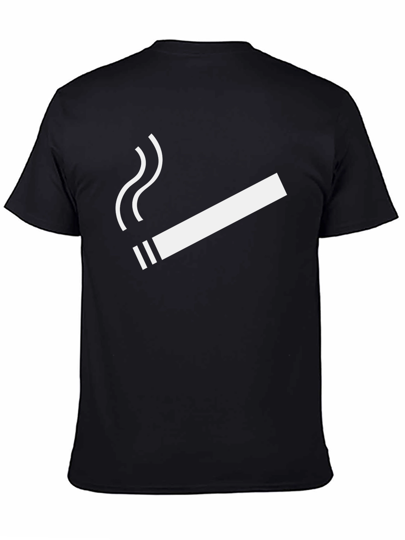 Smoking Cigarette Graphic Tee - Cool & Casual