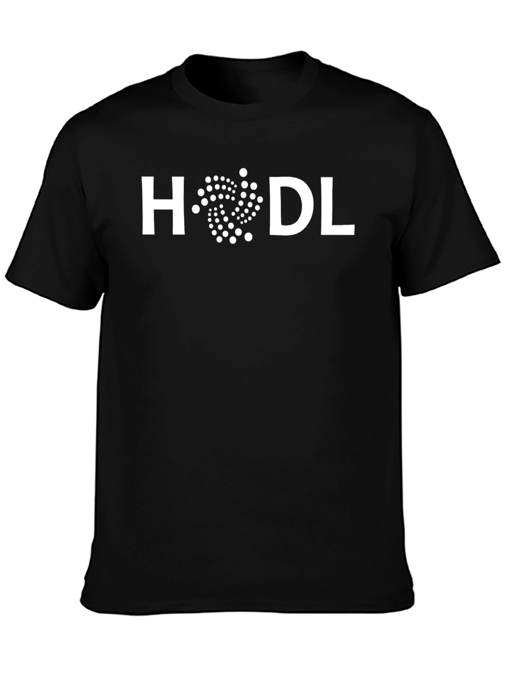HODL IOTA Crypto T-Shirt - Black Cotton Tee