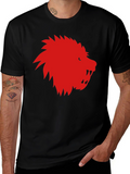 Red Lion Graphic Black T-Shirt