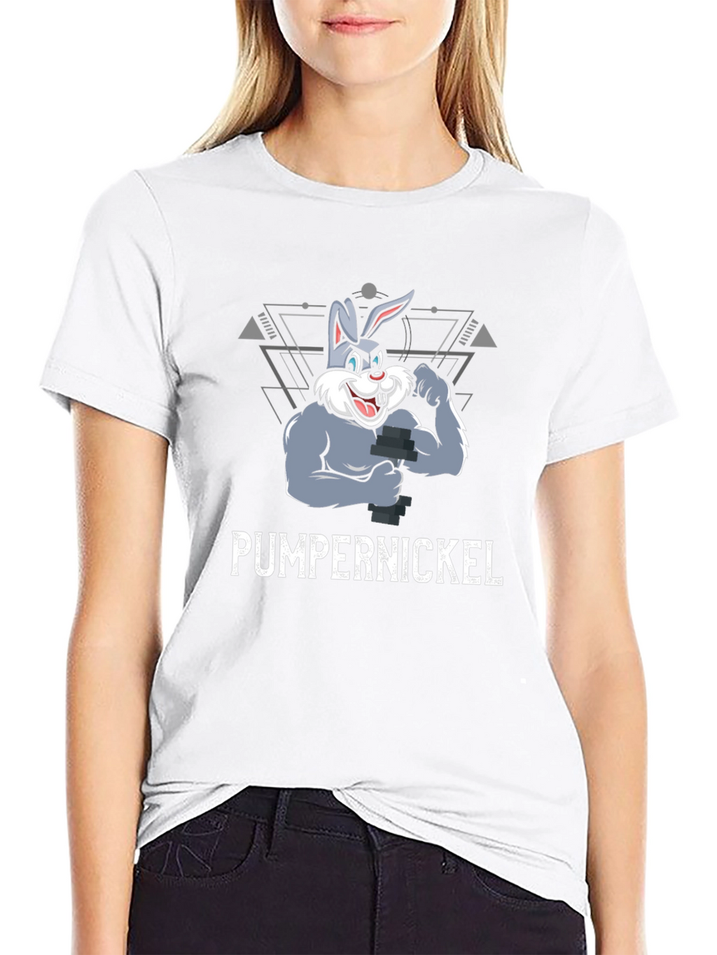 Pumpernickel Bunny T-Shirt - Gym Humor