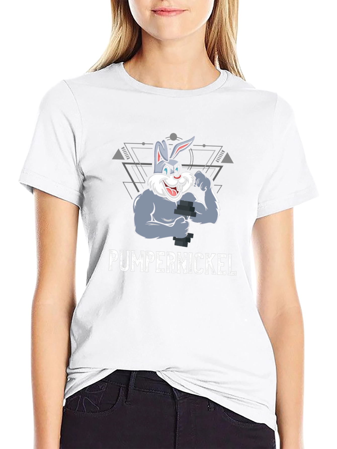Pumpernickel Bunny T-Shirt - Gym Humor