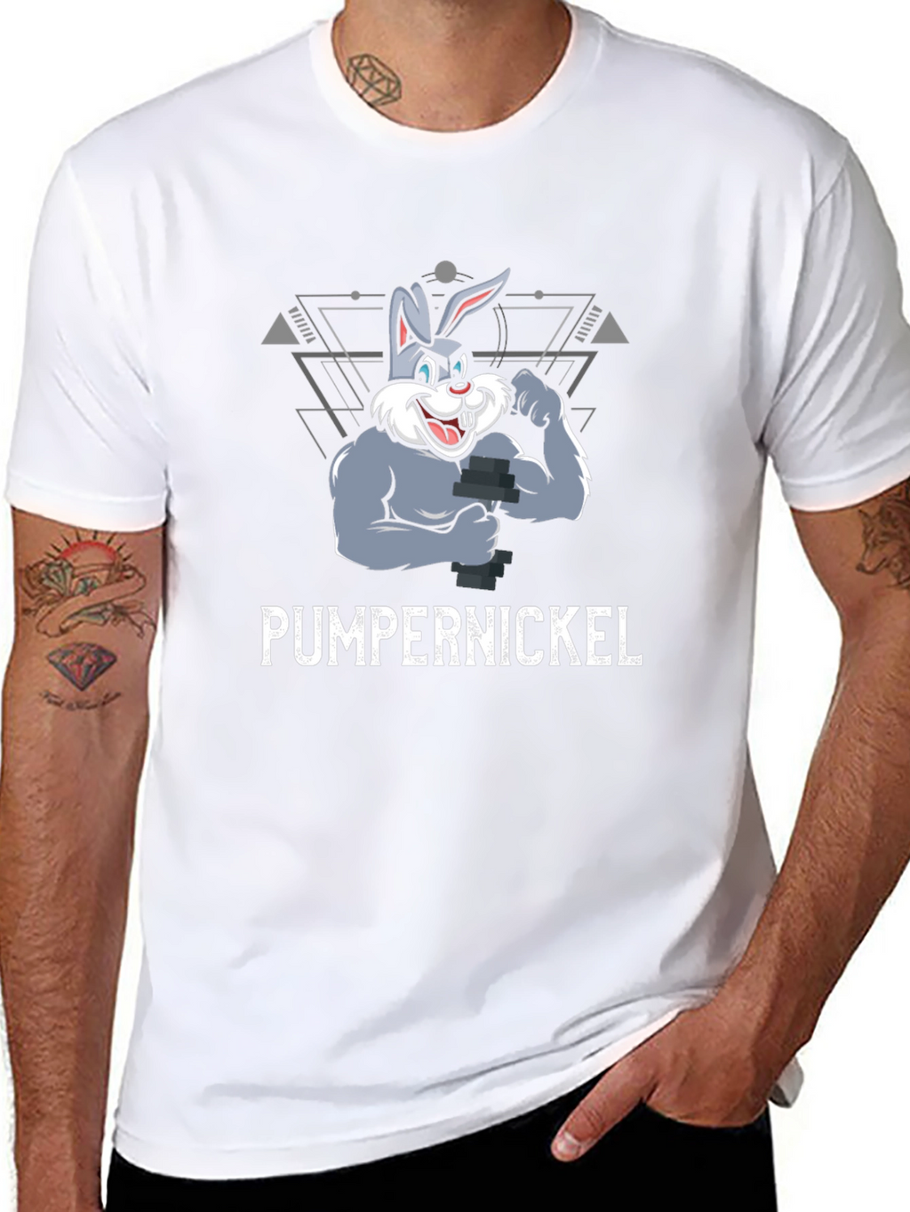 Pumpernickel Bunny T-Shirt - Gym Humor
