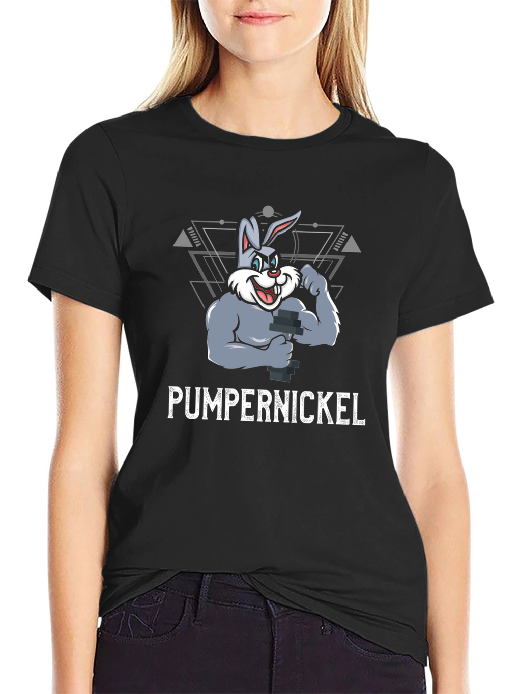 Pumpernickel Bunny T-Shirt - Gym Humor