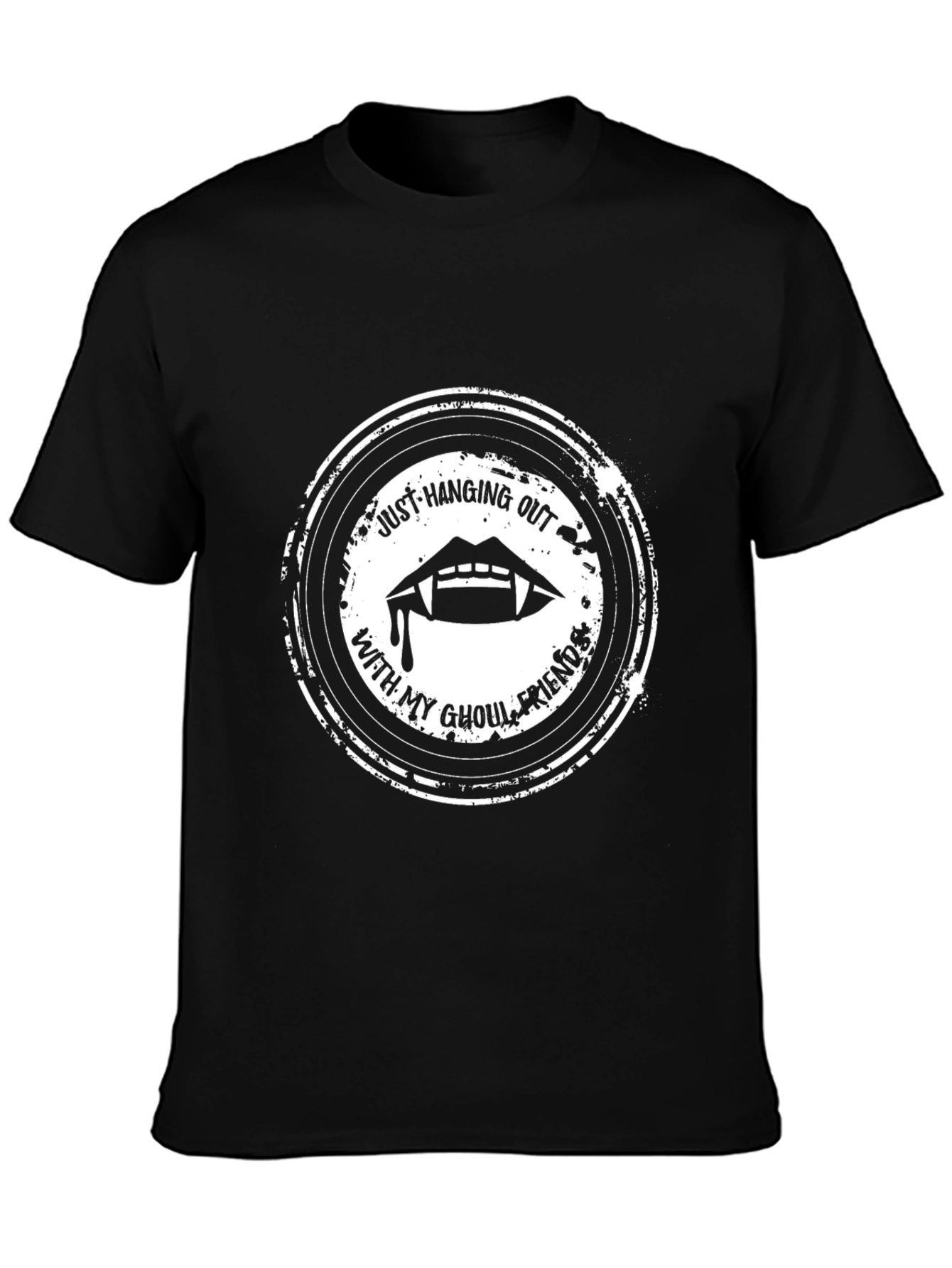 Ghoul Friends Graphic Tee - Halloween Shirt