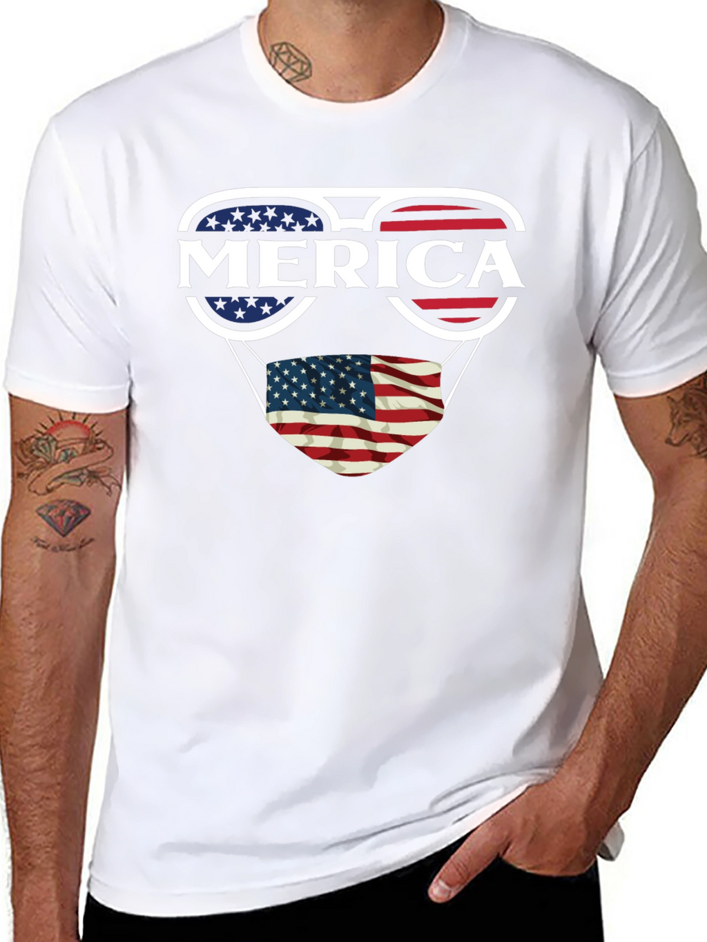 Patriotic Merica T-Shirt