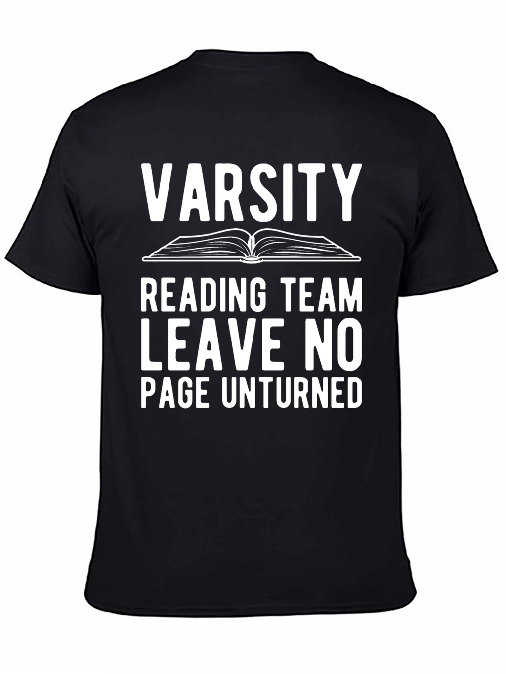 Varsity Reading Team T-Shirt - Leave No Page Unturned