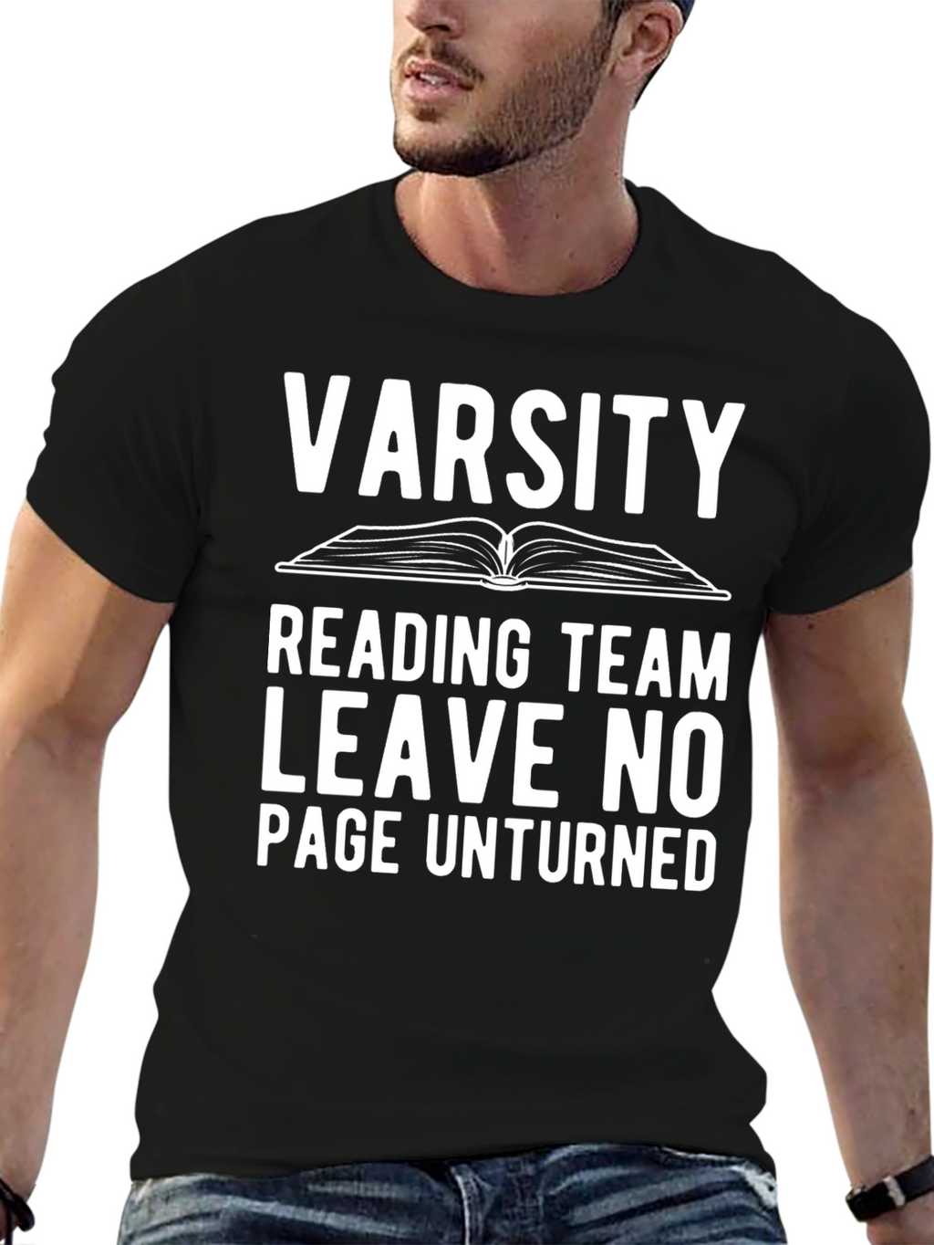 Varsity Reading Team T-Shirt - Leave No Page Unturned